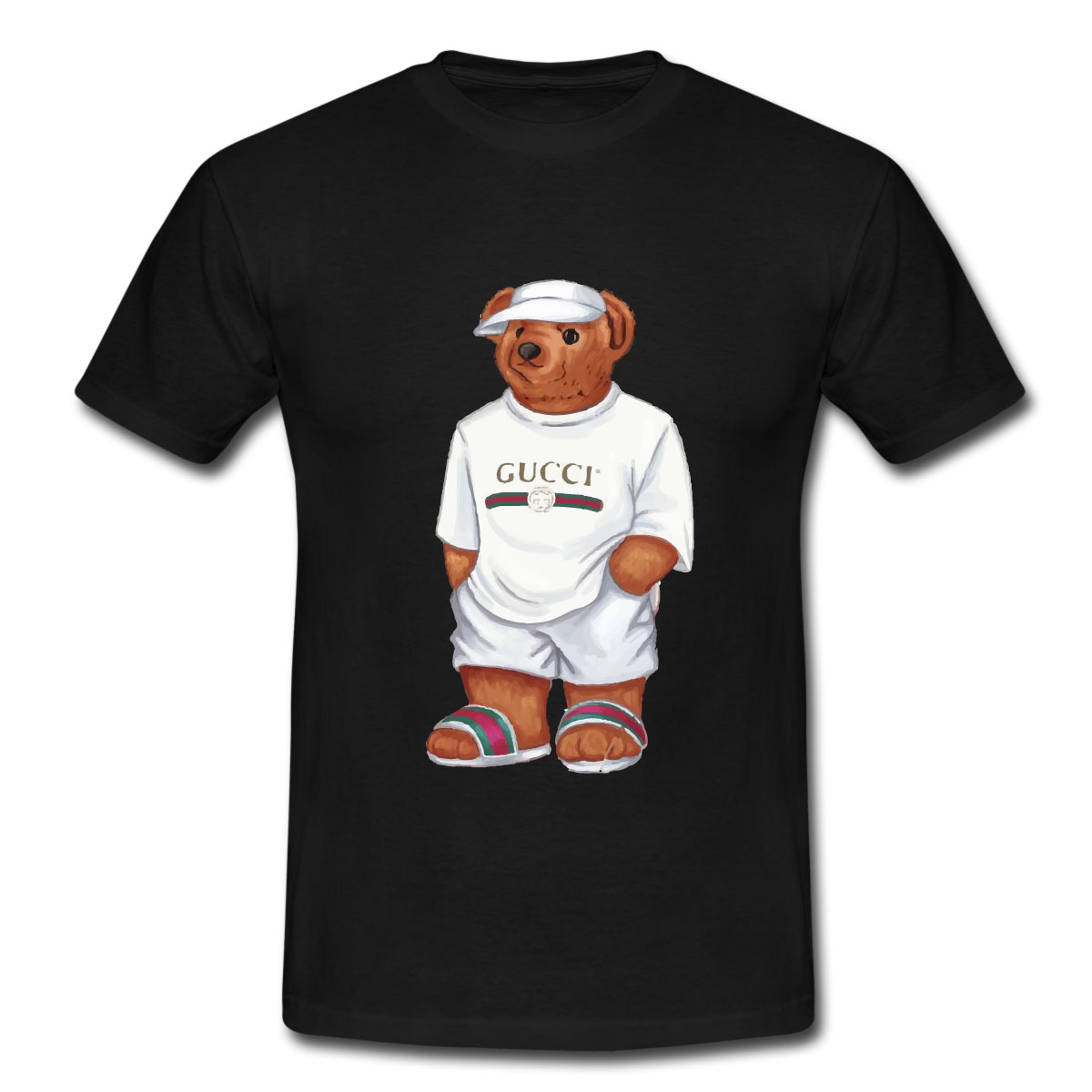 T-Shirt Gucci bear/Calvin The Bear - Borduur Deluxe