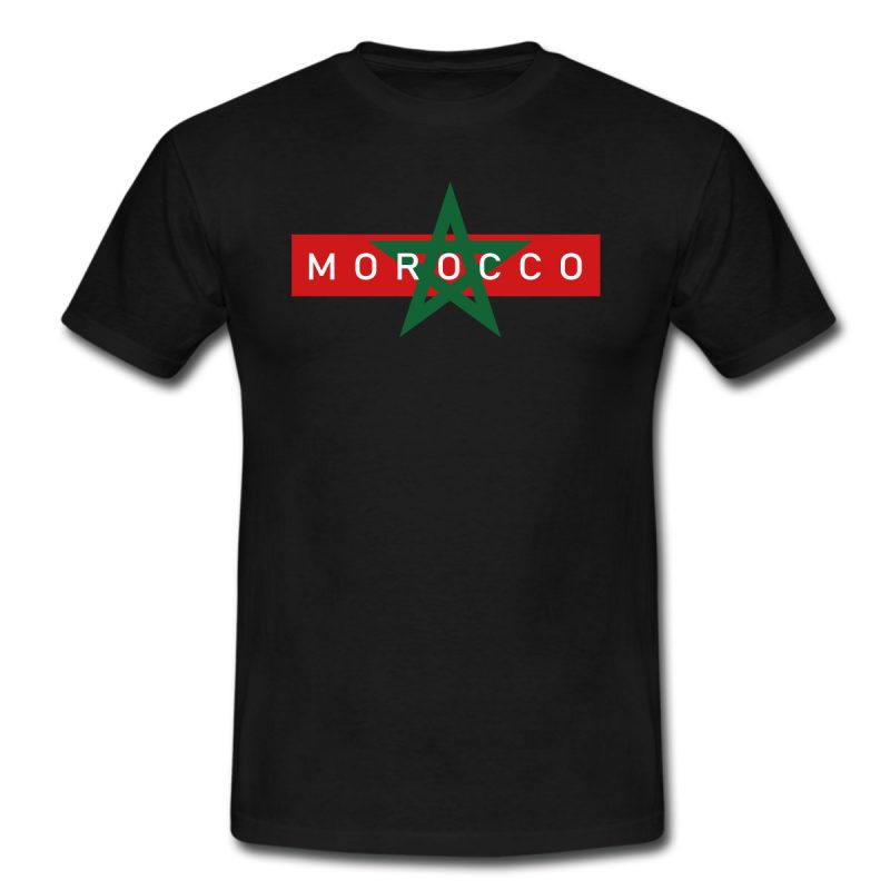 T Shirt Morocco Marokko Borduur Deluxe